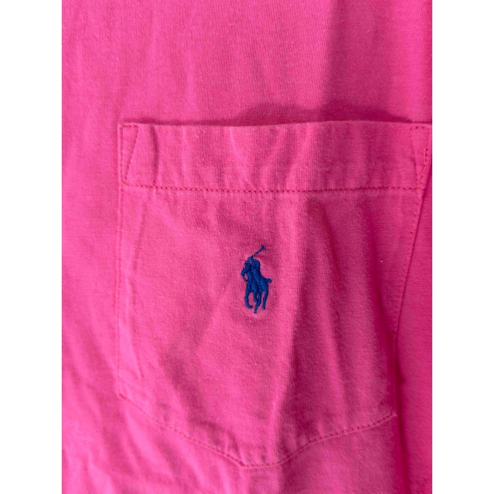 Ralph Lauren T-Shirt Women's Pink Cotton Small Pony Short Sleeve Casual Large‎ - Picture 4 of 12